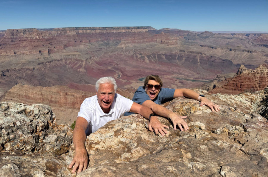 Butch Dawson, picture hiking and traveling