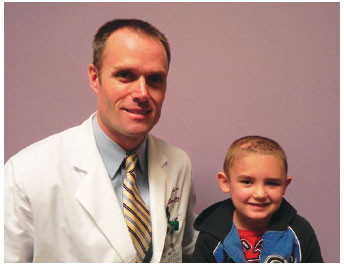 Dr. Wait and patient | 5 Year Old Boy with Rare Brain Condition